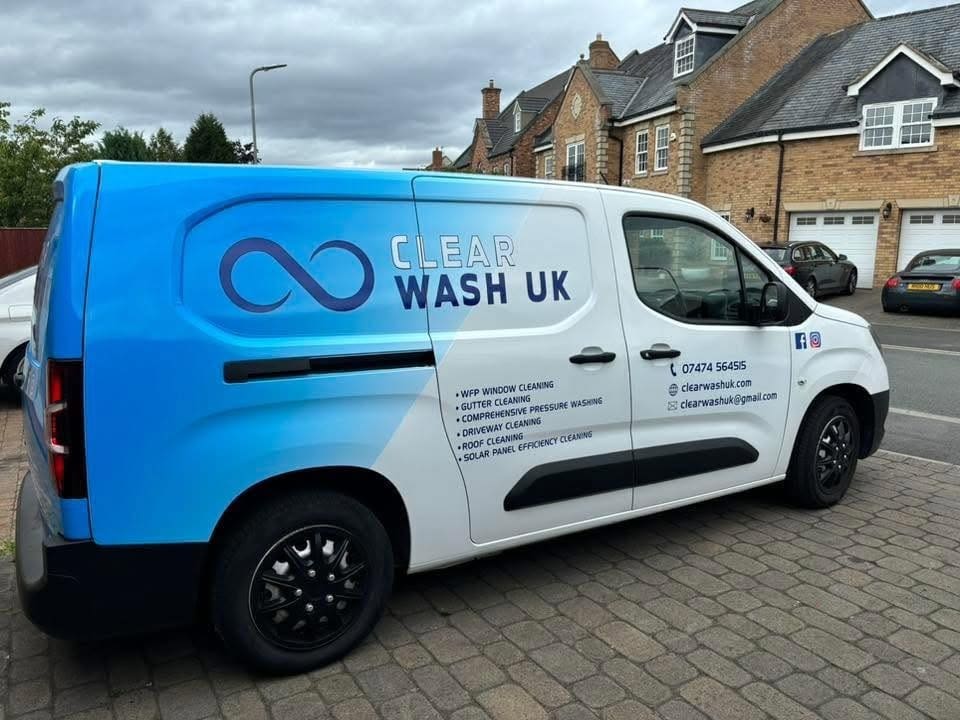 The Clear Wash UK van